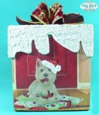 Porta Panetone - Dog Noel