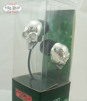 Fone de ouvido Caveira